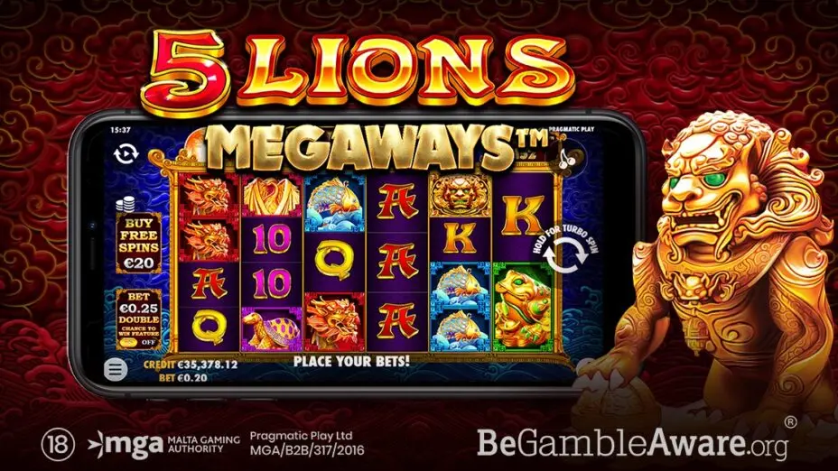 5 Lions Megaways Pragmatic Play Mostbet
