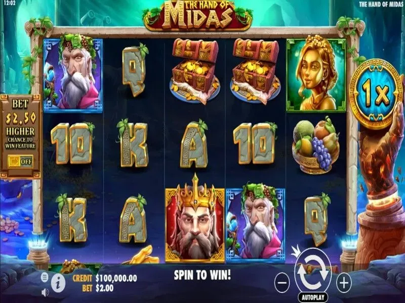 The Hand of Midas Pragmatic Play Mostbet