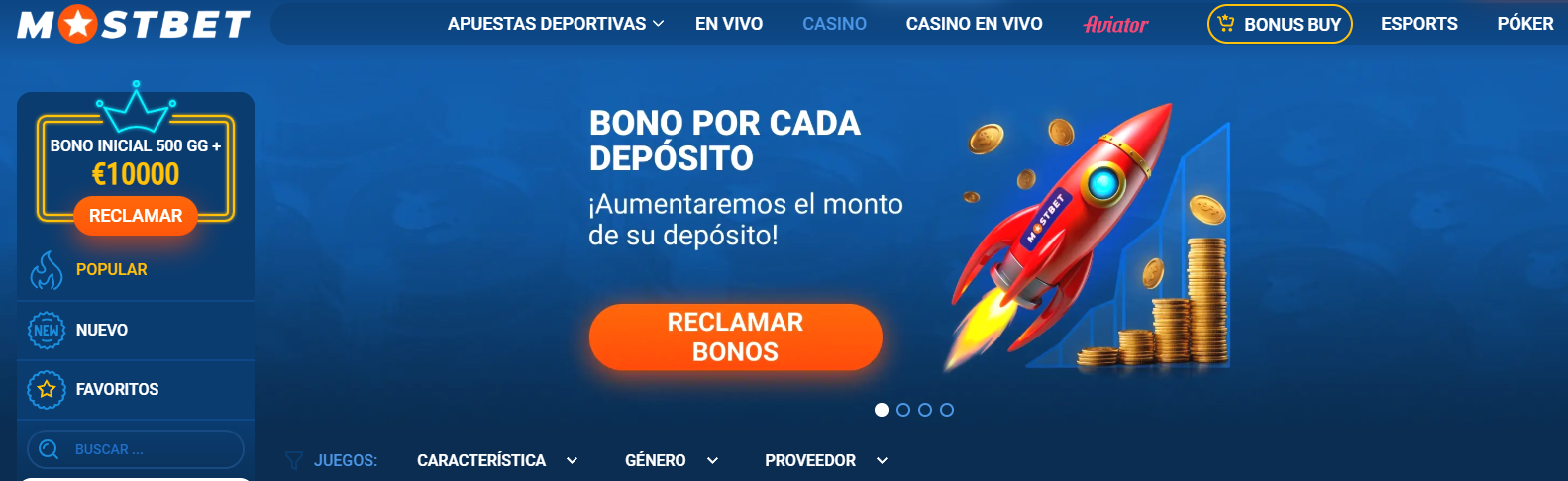 mostbet bonus promocional